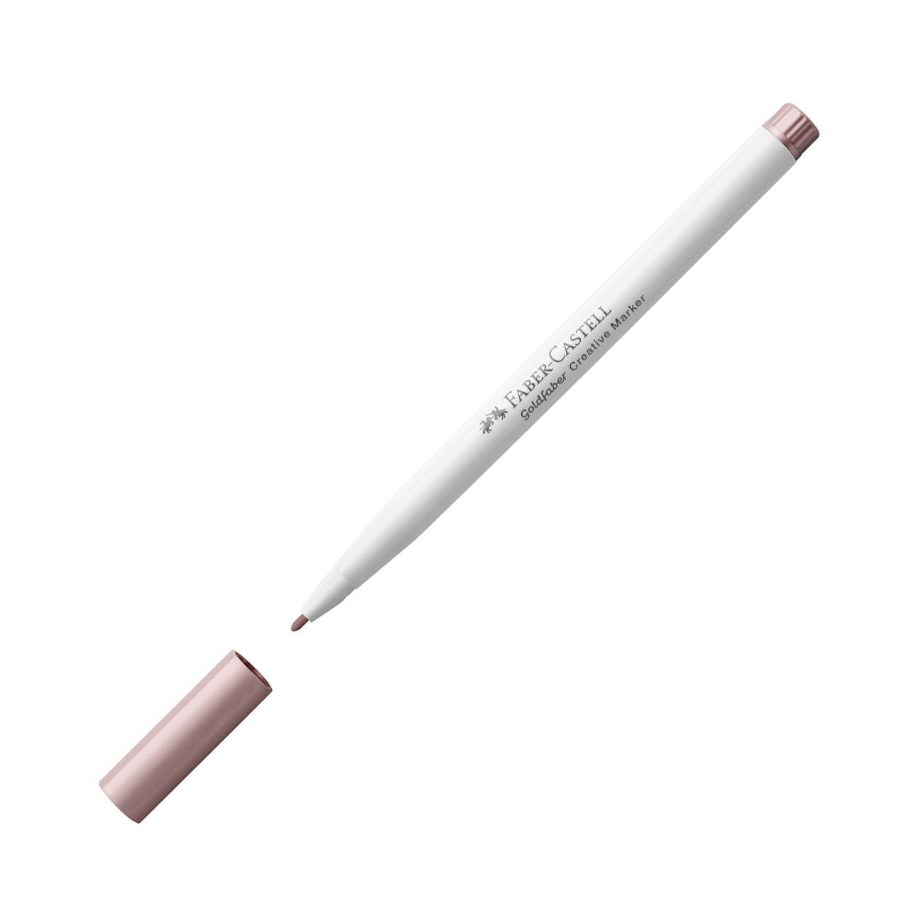 Faber-Castell Маркер Creative, объл, 1.5 mm, № 589, розов металик