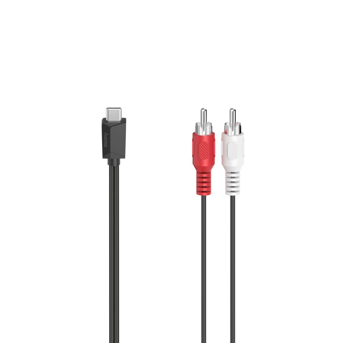 Hama 00200730 аудио кабел 1,5 м RCA USB Черен | JAR Computers Hama 00200730 аудио кабел 1,5 м RCA USB Черен