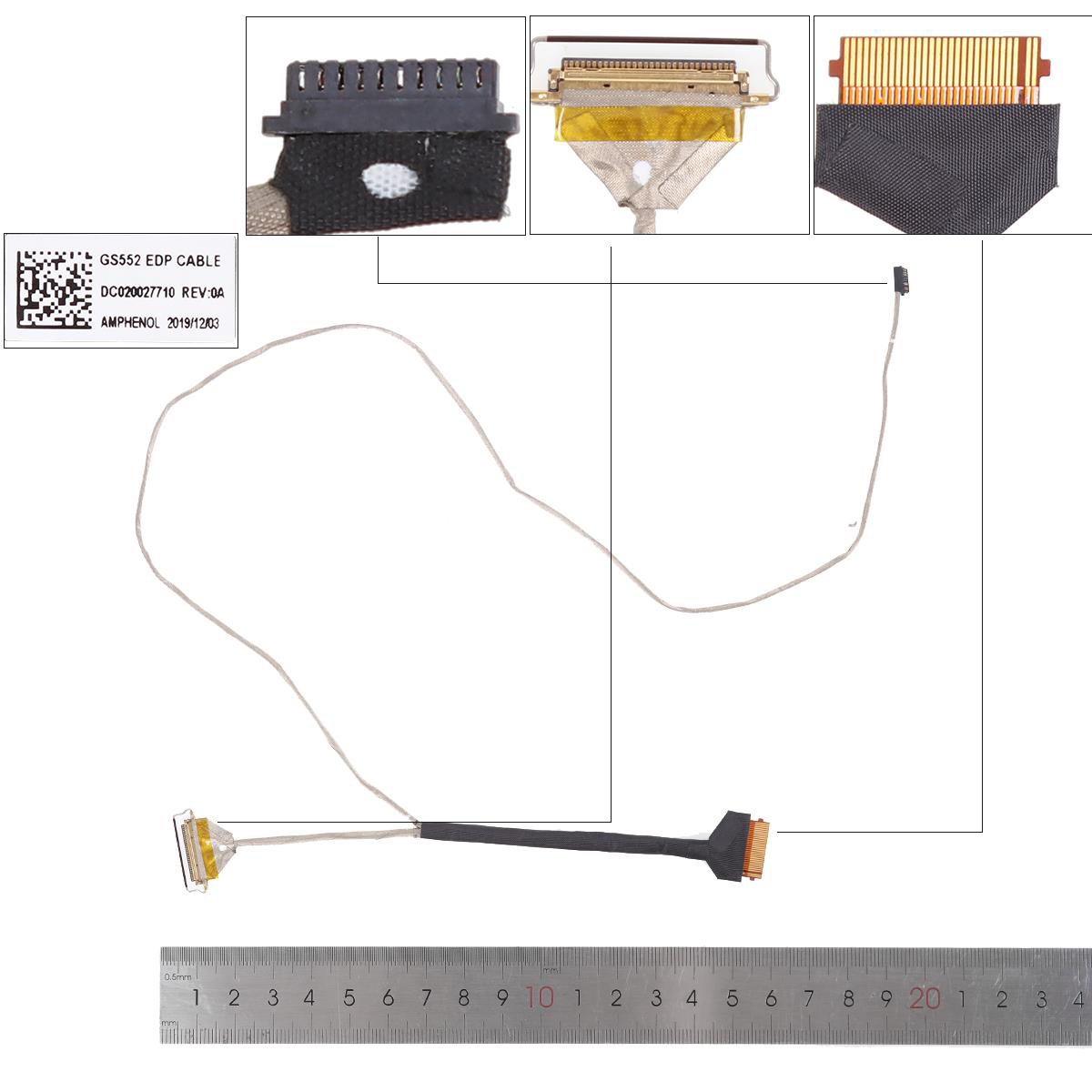 Лентов Кабел за лаптоп (LCD Cable) Lenovo S350-15 S350-15IWL GS552 Without touch 30 pin | JAR Computers Лентов Кабел за лаптоп (LCD Cable) Lenovo S350-15 S350-15IWL GS552 Without touch 30 pin