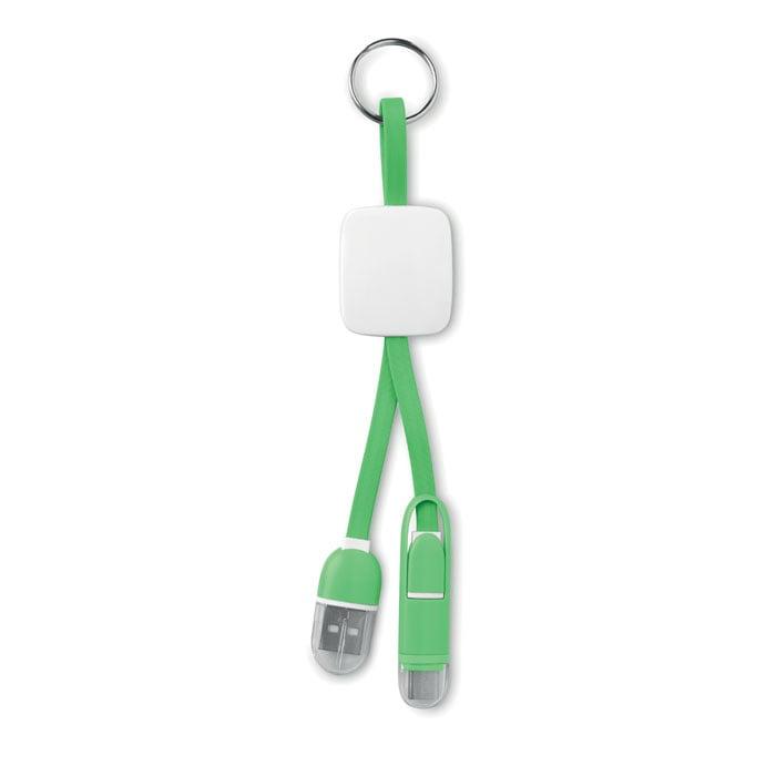 More Than Gifts USB Преходник Key ring, USB type C/ USB micro type B, зелен | JAR Computers More Than Gifts USB Преходник Key ring, USB type C/ USB micro type B, зелен