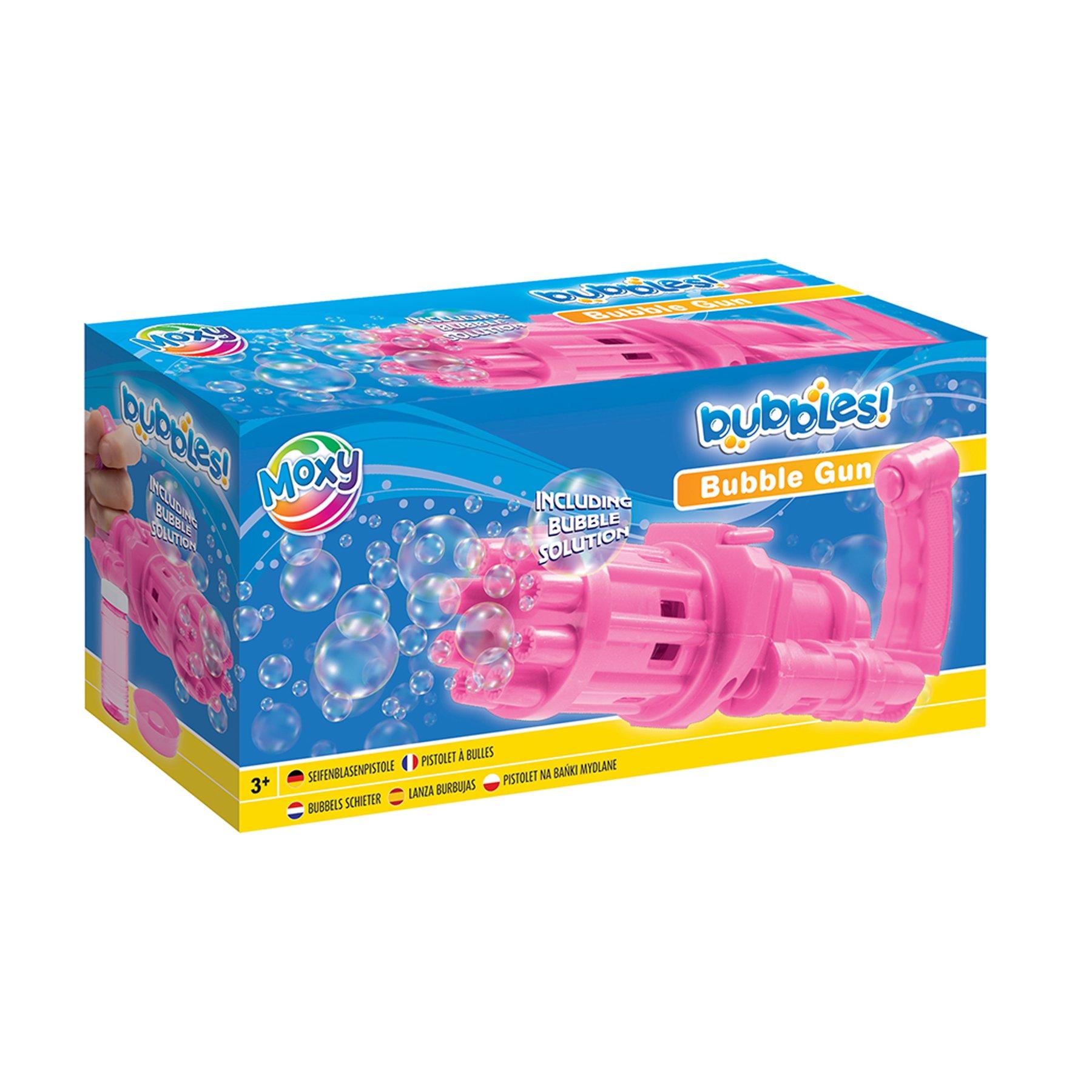 Moxy Пистолет за балончета, с пълнител, 50 ml, розов | JAR Computers Moxy Пистолет за балончета, с пълнител, 50 ml, розов