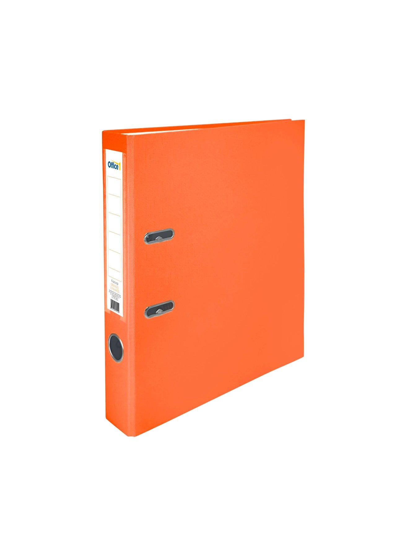 Office 1 Класьор, 5 cm, PP, без метален кант, оранжев | JAR Computers Office 1 Класьор, 5 cm, PP, без метален кант, оранжев