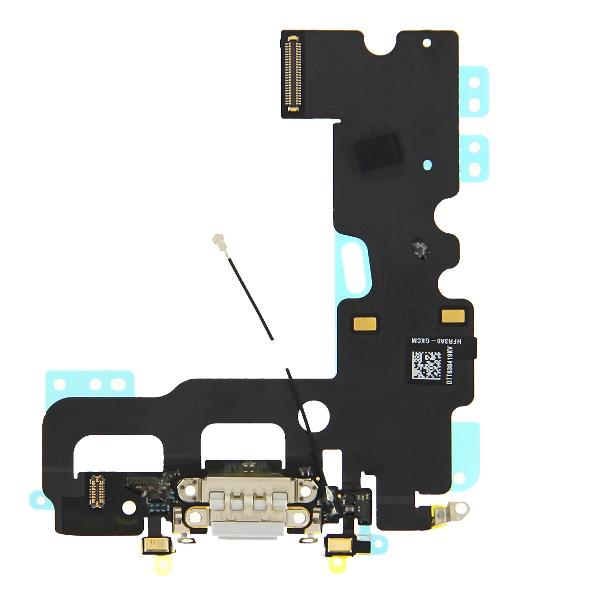 Оригинален резервен захранващ (Lightning) лентов кабел/порт за iPhone 7 - Apple iPhone 7 System Connector and Flex Cable (сив) | JAR Computers Оригинален резервен захранващ (Lightning) лентов кабел/порт за iPhone 7 - Apple iPhone 7 System Connector and Flex Cable (сив)