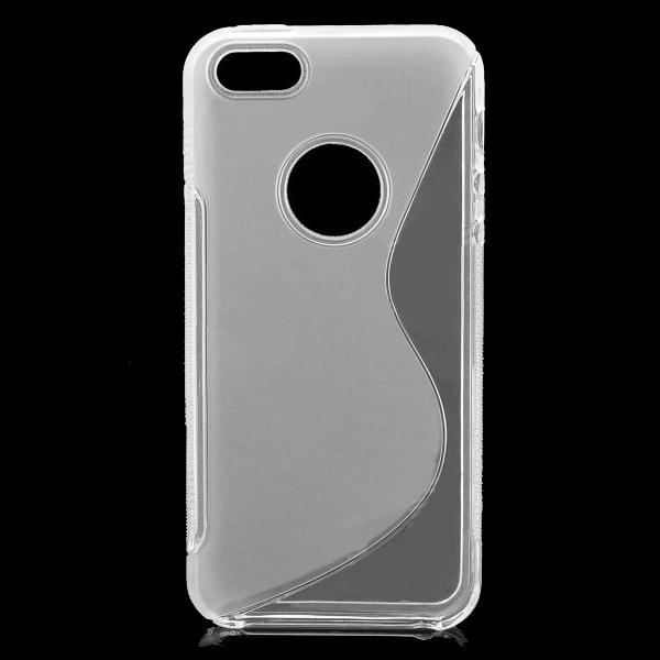 Силиконов калъф за iPhone 5, iPhone 5S, iPhone SE - S-Line Cover Case (прозрачен) | JAR Computers Силиконов калъф за iPhone 5, iPhone 5S, iPhone SE - S-Line Cover Case (прозрачен)