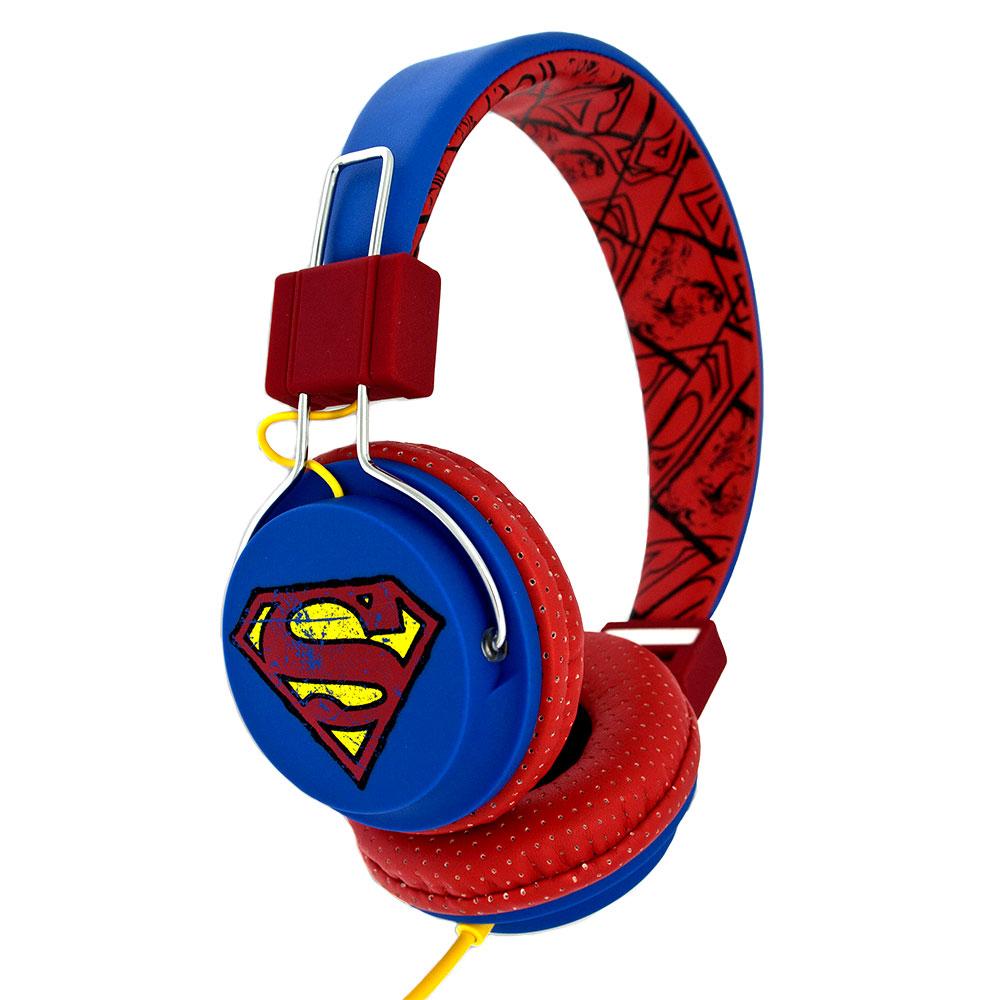 Слушалки за мобилни устройства - OTL Vintage Superman Teen Headphones (син-червен) | JAR Computers Слушалки за мобилни устройства - OTL Vintage Superman Teen Headphones (син-червен)