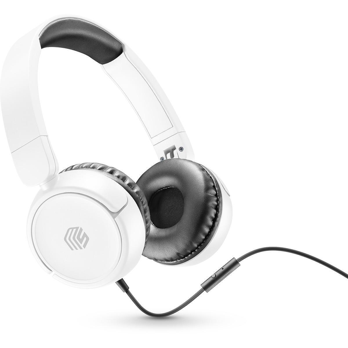 Стерео слушалки Music Sound COLOR с USB-C конектор, бели | JAR Computers Стерео слушалки Music Sound COLOR с USB-C конектор, бели