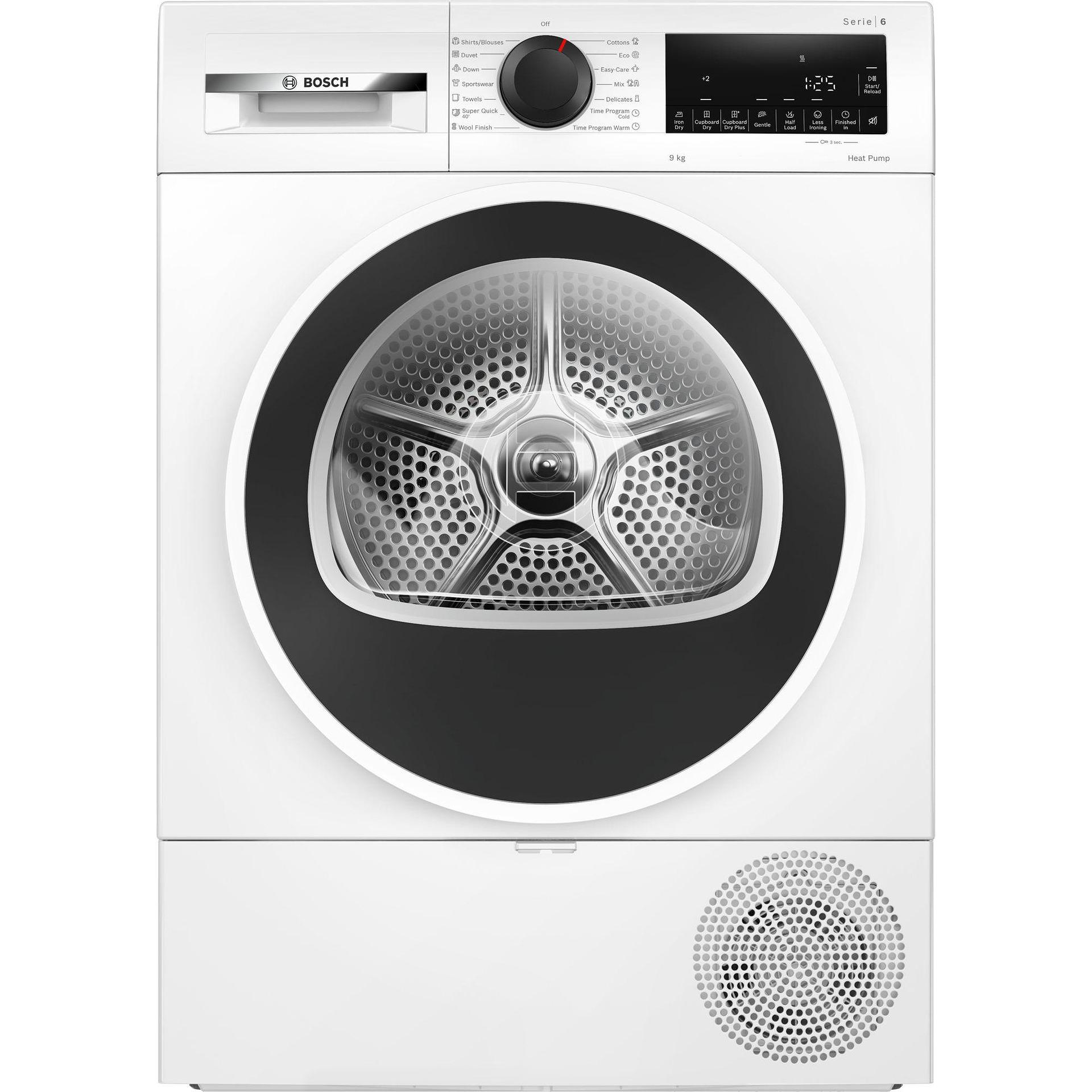 Сушилня Bosch WQG24101BY , 9 kg, D , Бял