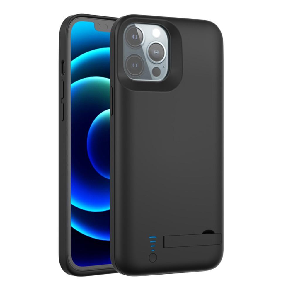 Techsuit Power Pro Battery Case 6000mAh - кейс с вградена батерия за iPhone 12 Pro Max, iPhone 13 Pro Max (черен)