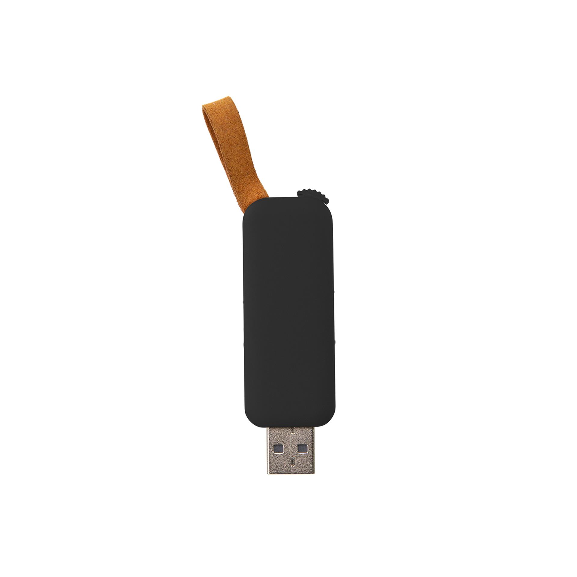 USB флаш памет Slide, USB 2.0, 16 GB, без лого, черна