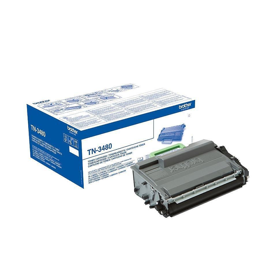 Brother TN-3480P High Yield Toner - TN3480P | JAR Computers Brother TN-3480P High Yield Toner - TN3480P