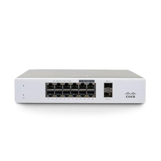 Cisco Meraki MS130-12X Cloud Mgd. 8GE + 4x(2.5GE) 240W PoE Switch | JAR Computers Cisco Meraki MS130-12X Cloud Mgd. 8GE + 4x(2.5GE) 240W PoE Switch