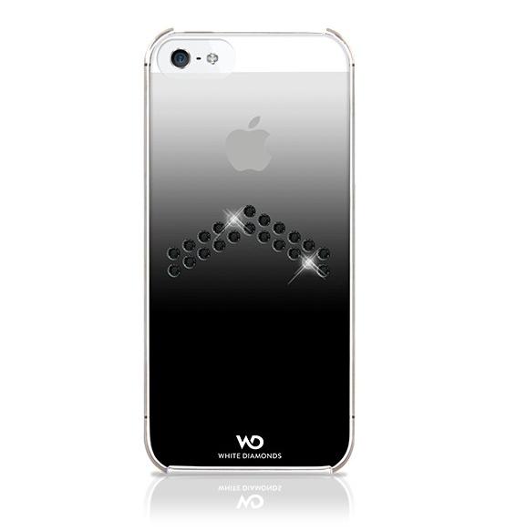 Дизайнерски кейс за iPhone 5, iPhone 5S, iPhone SE (с кристали на Сваровски) - черен - White Diamonds Arrow | JAR Computers Дизайнерски кейс за iPhone 5, iPhone 5S, iPhone SE (с кристали на Сваровски) - черен - White Diamonds Arrow