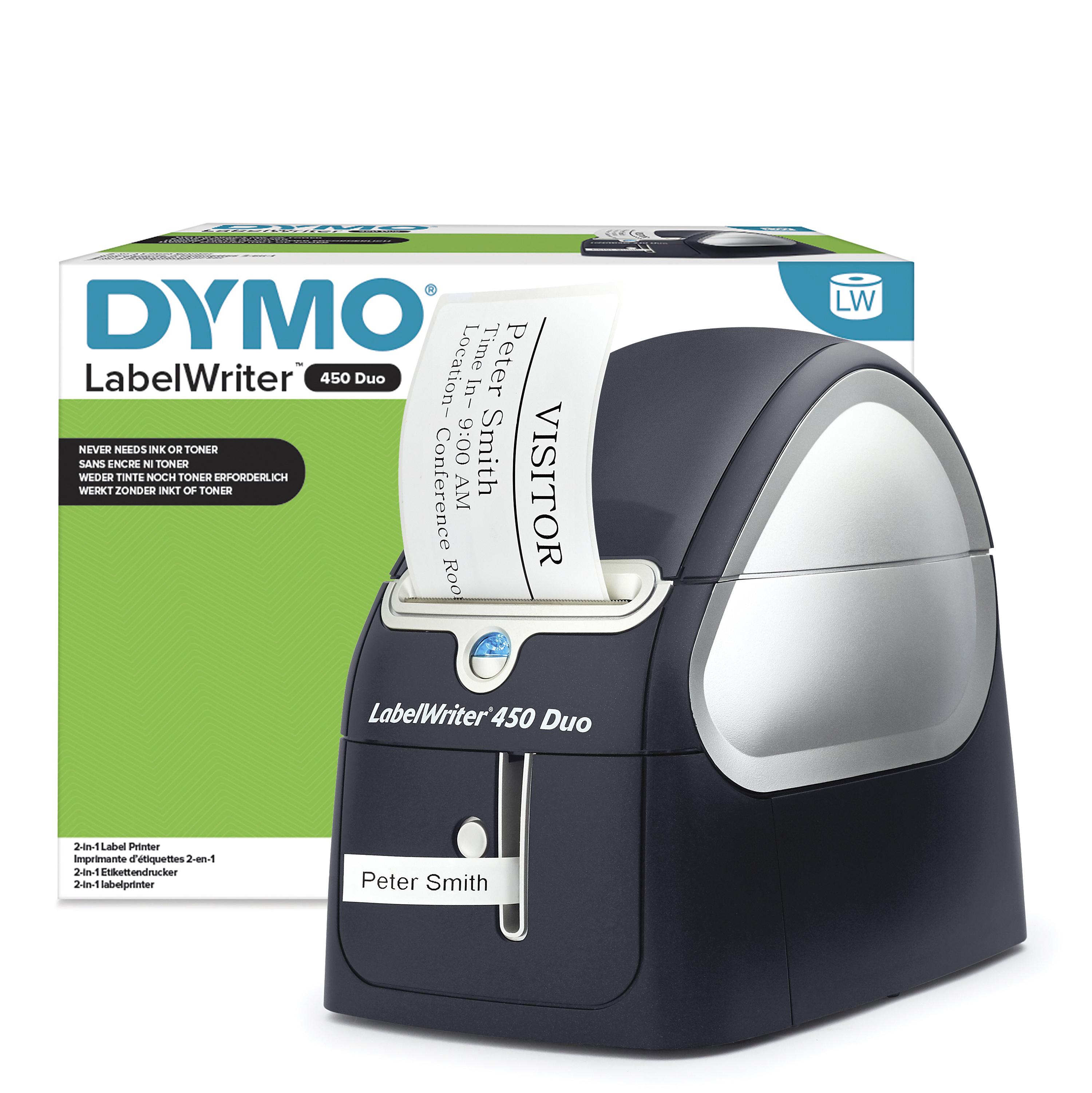 DYMO LabelWriter 450 DUO принтер за етикети Термичен трансфер 600 x 300 DPI D1 | JAR Computers DYMO LabelWriter 450 DUO принтер за етикети Термичен трансфер 600 x 300 DPI D1