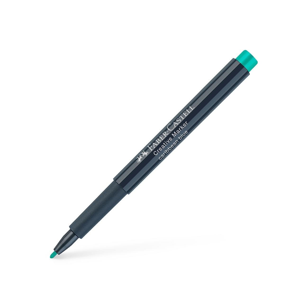 Faber-Castell Маркер Creative, объл, цвят 156 - карибскосин