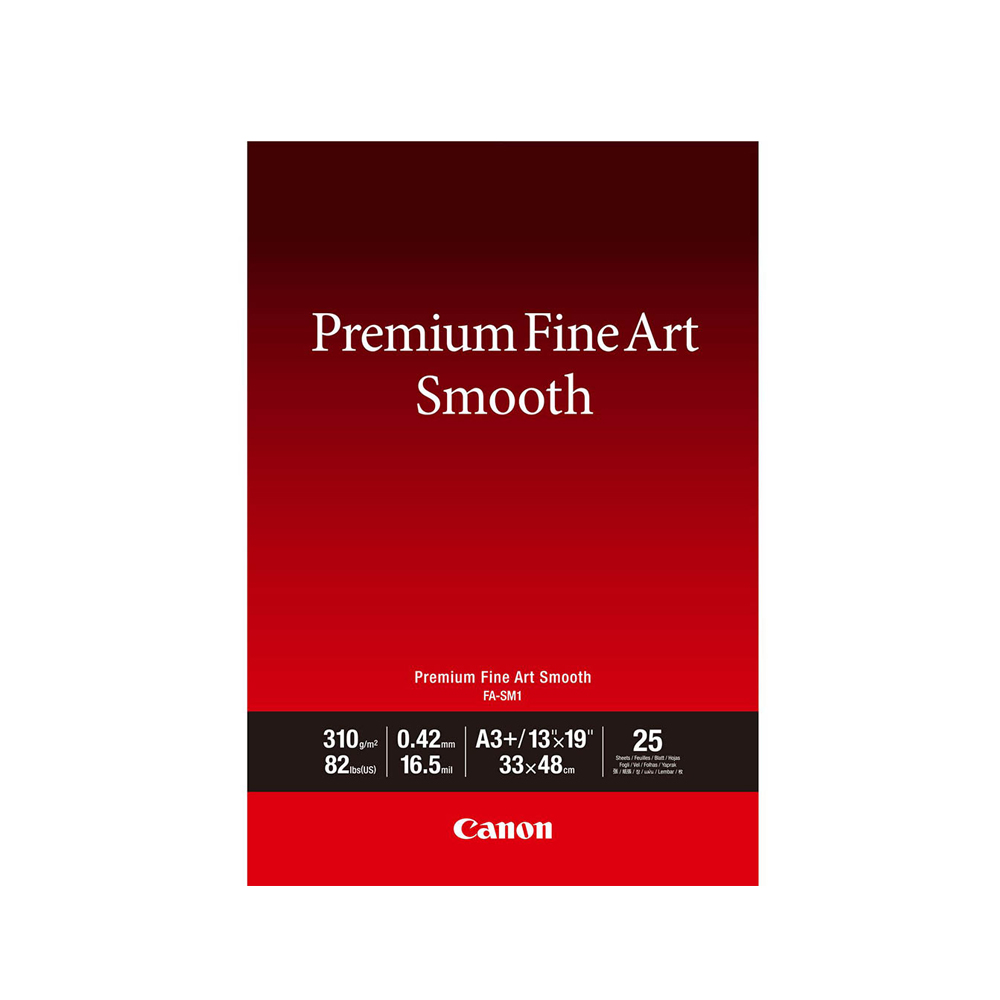 FINE ART PAPER Smooth A3+ 310 g/m² 25 Sheets (1711C004AA) (CAN-FA-A3P)