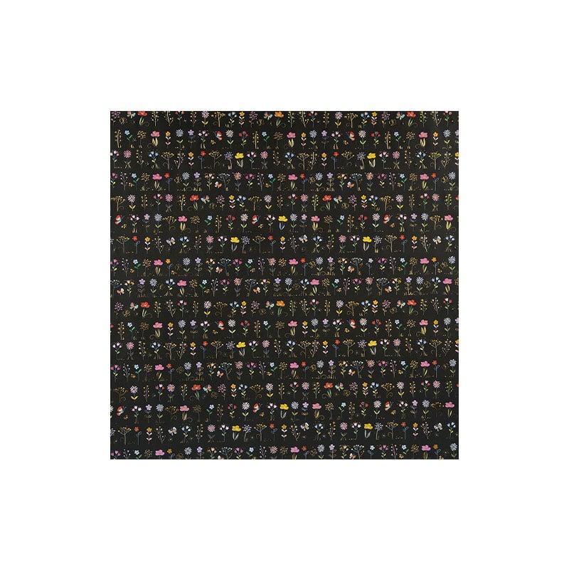 Goldbuch Хартия за опаковане, 50 х 70 cm, черна с цветя | JAR Computers Goldbuch Хартия за опаковане, 50 х 70 cm, черна с цветя