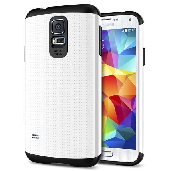 Хибриден удароустойчив кейс за Samsung Galaxy S5 SM-G900, Samsung Galaxy S5 Neo - Vennus Hybrid TPU Case (бял) | JAR Computers Хибриден удароустойчив кейс за Samsung Galaxy S5 SM-G900, Samsung Galaxy S5 Neo - Vennus Hybrid TPU Case (бял)