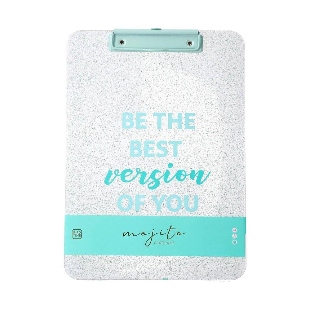 Клипборд Biro Time Carnelian, А4, мента