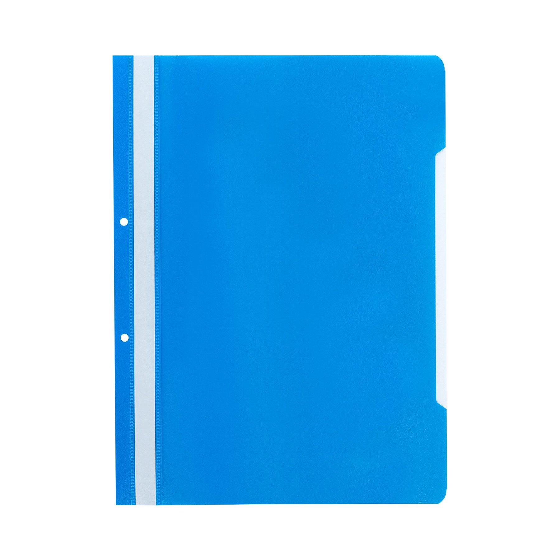 Папка Economy, PP, с перфорация, синя | JAR Computers Папка Economy, PP, с перфорация, синя