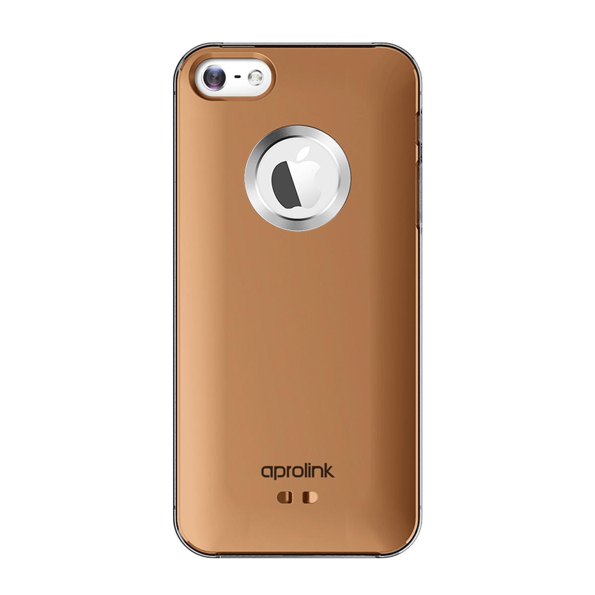 Поликарбонатов кейс за iPhone 5, iPhone 5S, iPhone SE - Aprolink Rubber Coating Case (златист-матиран) | JAR Computers Поликарбонатов кейс за iPhone 5, iPhone 5S, iPhone SE - Aprolink Rubber Coating Case (златист-матиран)