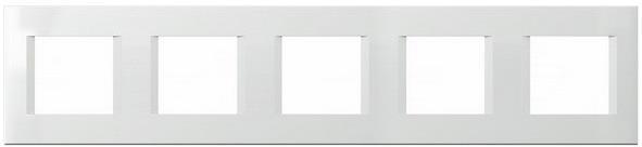 Рамка 2+2+2+2+2 мод. цвят Бял мат Modul TEM | JAR Computers Рамка 2+2+2+2+2 мод. цвят Бял мат Modul TEM
