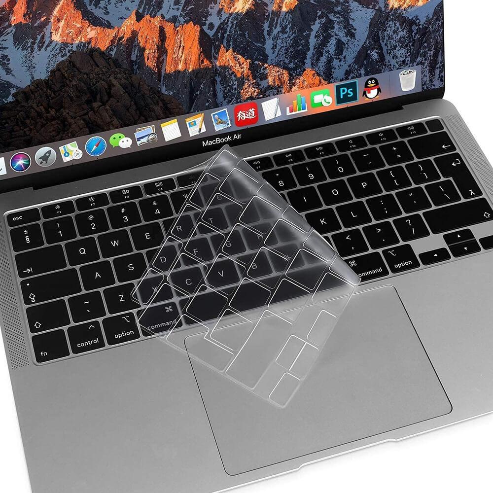 Силиконов протектор за клавиатурата на MacBook Air 13 (2020) (EU стандарт) - Techsuit Premium Keyboard Cover PureTypeX (KC1) (прозрачен-мат) | JAR Computers Силиконов протектор за клавиатурата на MacBook Air 13 (2020) (EU стандарт) - Techsuit Premium Keyboard Cover PureTypeX (KC1) (прозрачен-мат)