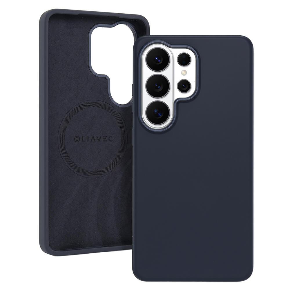 Силиконов (TPU) калъф с MagSafe за Samsung Galaxy S26 Ultra - Liavec Silk Shield Case with Metal Camera Frame (тъмносин) | JAR Computers Силиконов (TPU) калъф с MagSafe за Samsung Galaxy S26 Ultra - Liavec Silk Shield Case with Metal Camera Frame (тъмносин)