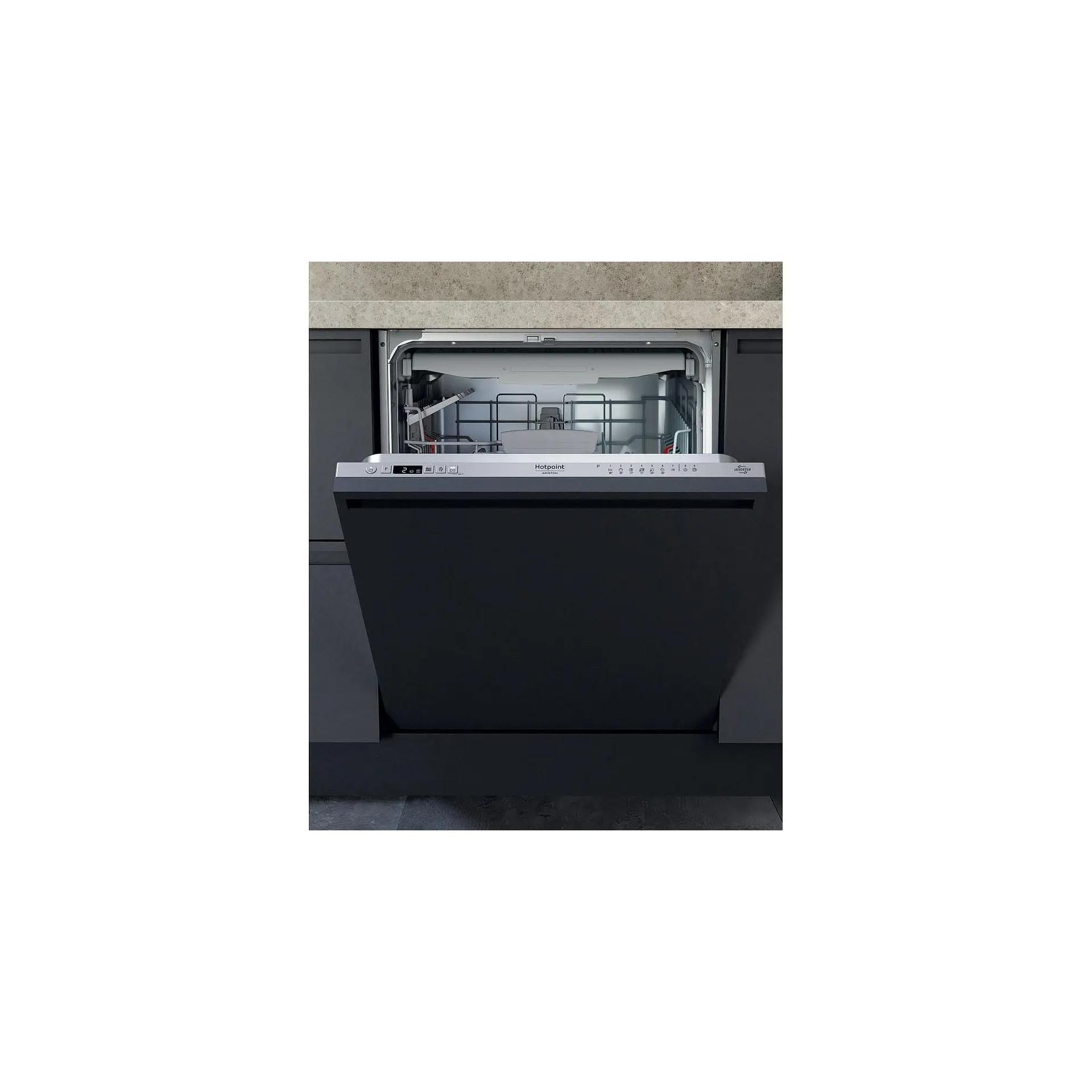 Съдомиялна машина за вграждане Hotpoint-Ariston HA4IFD14B , 14 комплекта, D