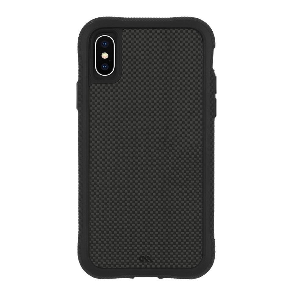 Удароустойчив хибриден кейс за iPhone XS, iPhone X - CaseMate Carbon Fibre Case (черен) | JAR Computers Удароустойчив хибриден кейс за iPhone XS, iPhone X - CaseMate Carbon Fibre Case (черен)