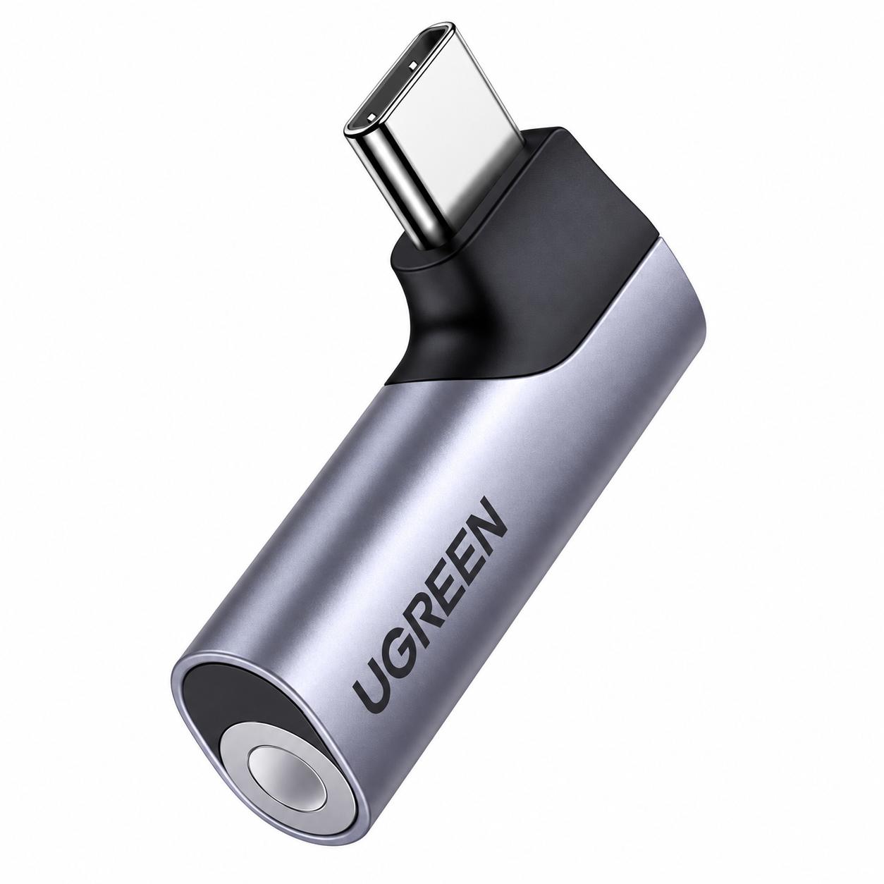 UGREEN Преходник Адаптер от Type-C към AUX/ж/ 3.5mm /сив/ - CM460 / 20194 | JAR Computers UGREEN Преходник Адаптер от Type-C към AUX/ж/ 3.5mm /сив/ - CM460 / 20194
