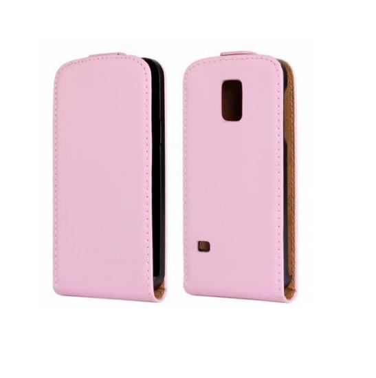 Вертикален кожен калъф за Samsung Galaxy S5 mini - Lishen Equisite Leather Flip Case (розов) | JAR Computers Вертикален кожен калъф за Samsung Galaxy S5 mini - Lishen Equisite Leather Flip Case (розов)