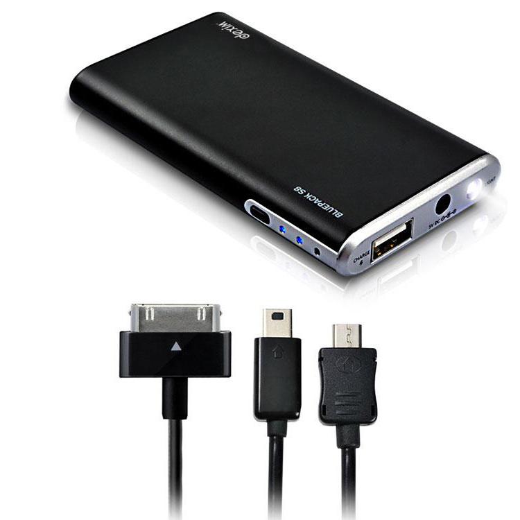 Външна батерия с USB порт за iPhone, iPad, iPod и мобилни устройства - Dexim Battery Pack BluePack 8S | JAR Computers Външна батерия с USB порт за iPhone, iPad, iPod и мобилни устройства - Dexim Battery Pack BluePack 8S