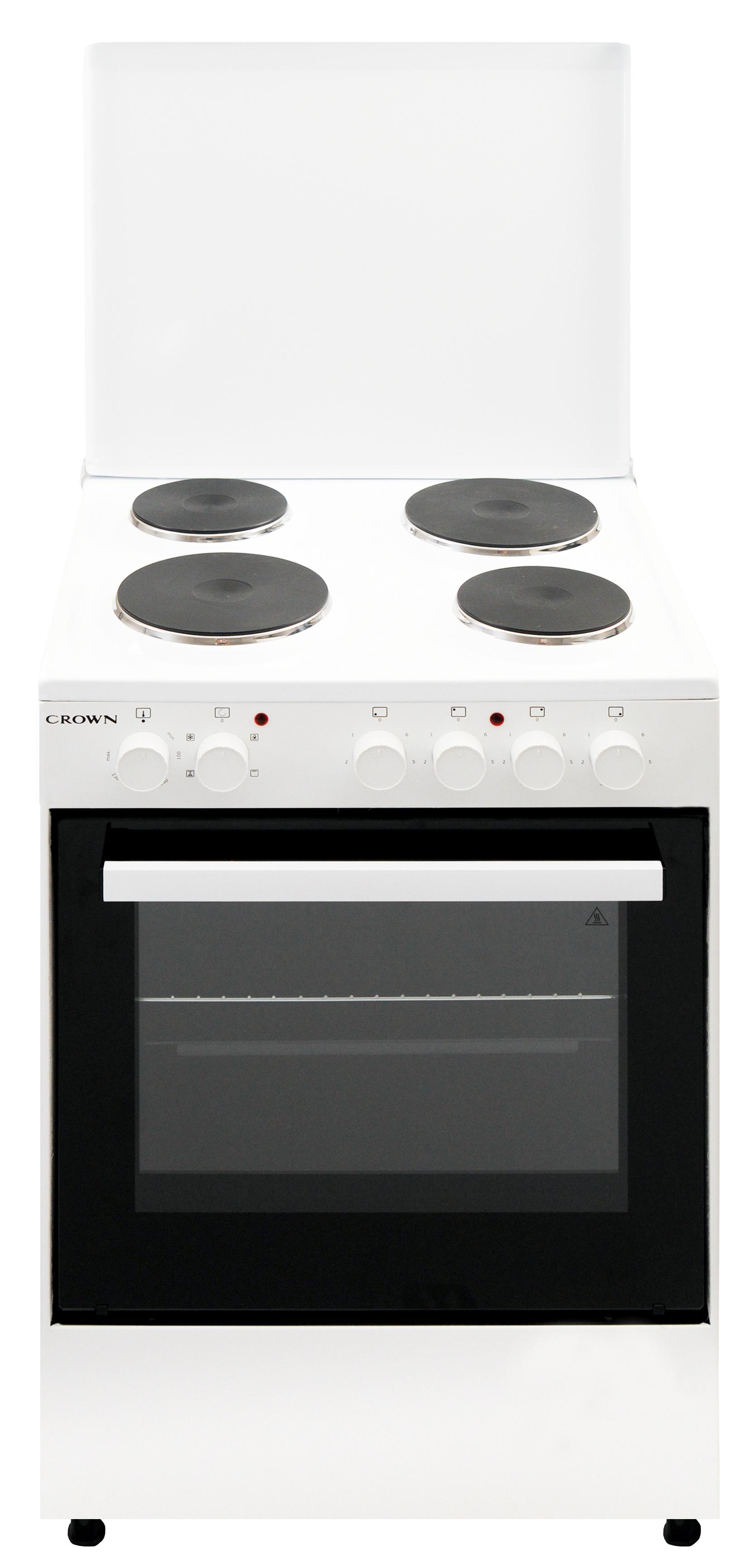 Готварска печка (ток) Crown CHP-6060W , 4 ток , Бял