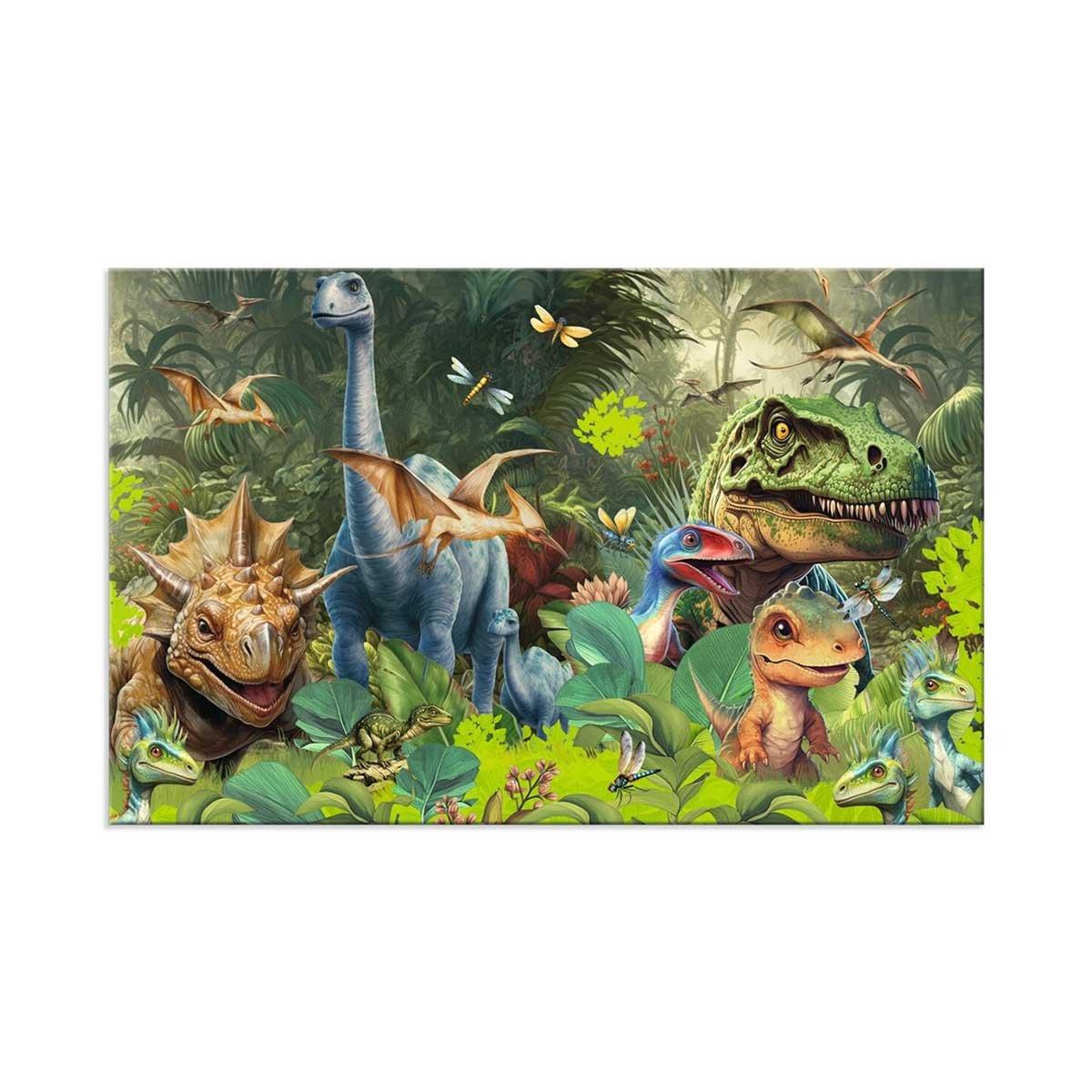 Herma Подложка за бюро Dino World, двустранна, 55 х 35 cm, на динозаври | JAR Computers Herma Подложка за бюро Dino World, двустранна, 55 х 35 cm, на динозаври