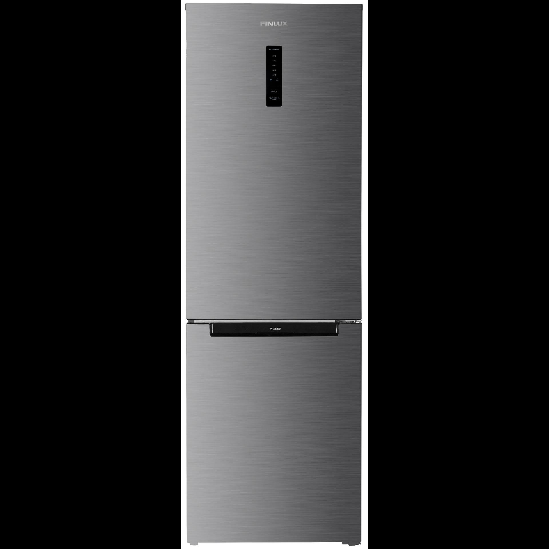 Хладилник с фризер Finlux FBN310DIX , 293 l, E , No Frost , Инокс