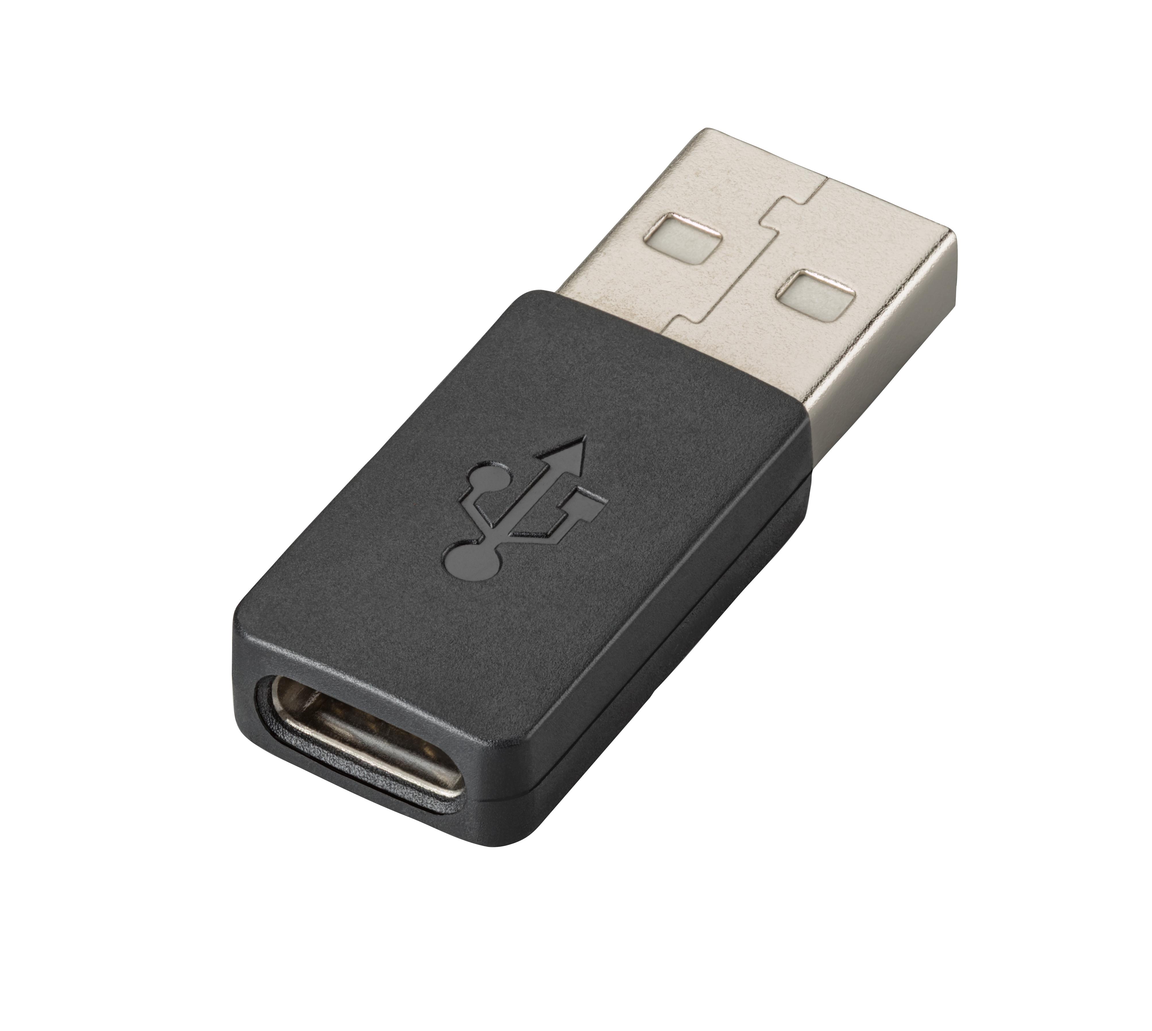 HP Poly USB-C към USB-A адаптер Poly | JAR Computers HP Poly USB-C към USB-A адаптер Poly
