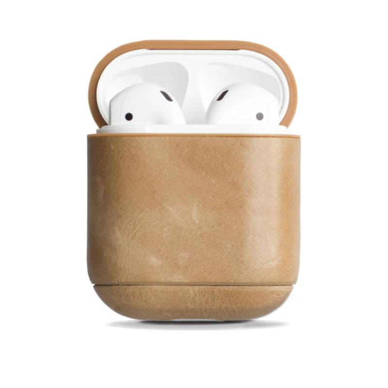 Кожен кейс (ествествена кожа) за Apple Airpods - Krusell Sunne Leather Case (кафяв) | JAR Computers Кожен кейс (ествествена кожа) за Apple Airpods - Krusell Sunne Leather Case (кафяв)
