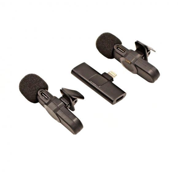 MICROPHONE wireless mini iPhone F4 2 microfona
