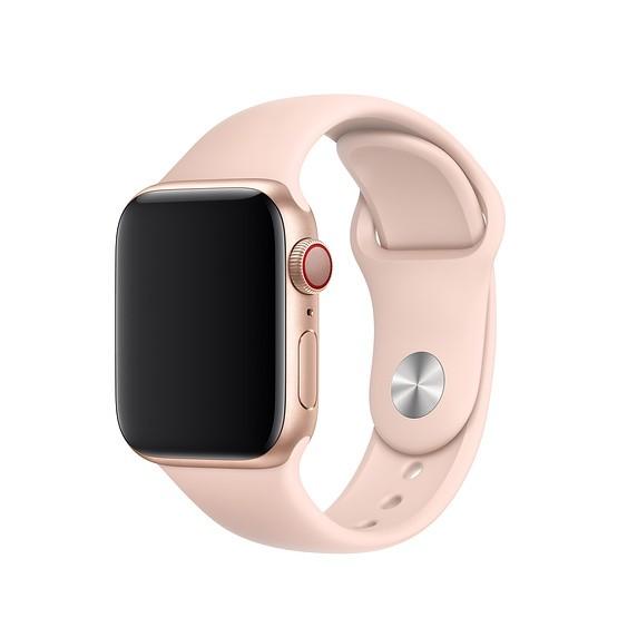 Оригинална силиконова каишка за Apple Watch 42мм, 44мм, 45мм, 46мм, Ultra, Ultra 2 49мм (розов пясък) - Apple Watch Sport Band Pink Sand (reconditioned) | JAR Computers Оригинална силиконова каишка за Apple Watch 42мм, 44мм, 45мм, 46мм, Ultra, Ultra 2 49мм (розов пясък) - Apple Watch Sport Band Pink Sand (reconditioned)