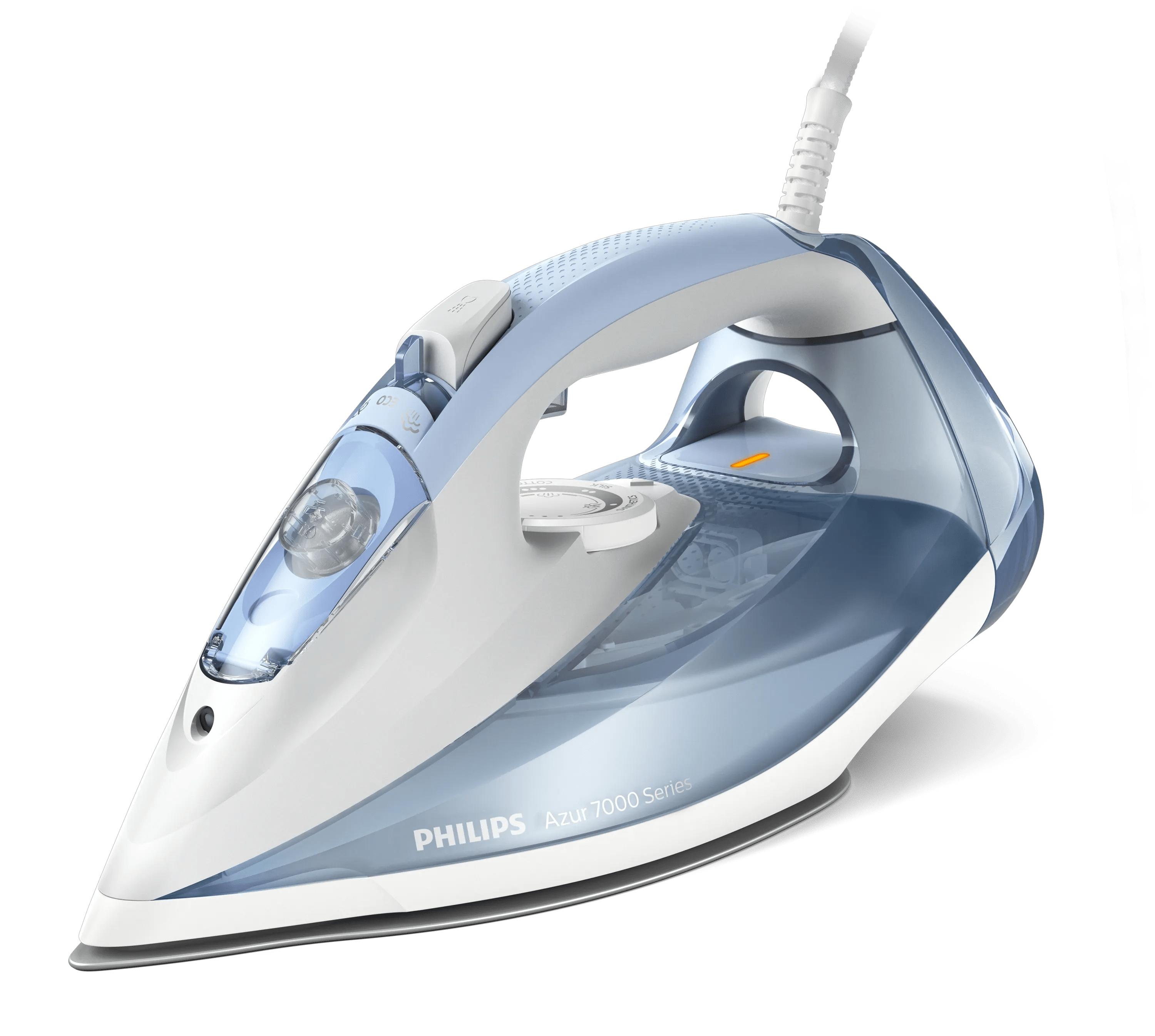 Philips 7000 series DST7011/20 HV парна ютия, светлосиньо/сиво | JAR Computers Philips 7000 series DST7011/20 HV парна ютия, светлосиньо/сиво