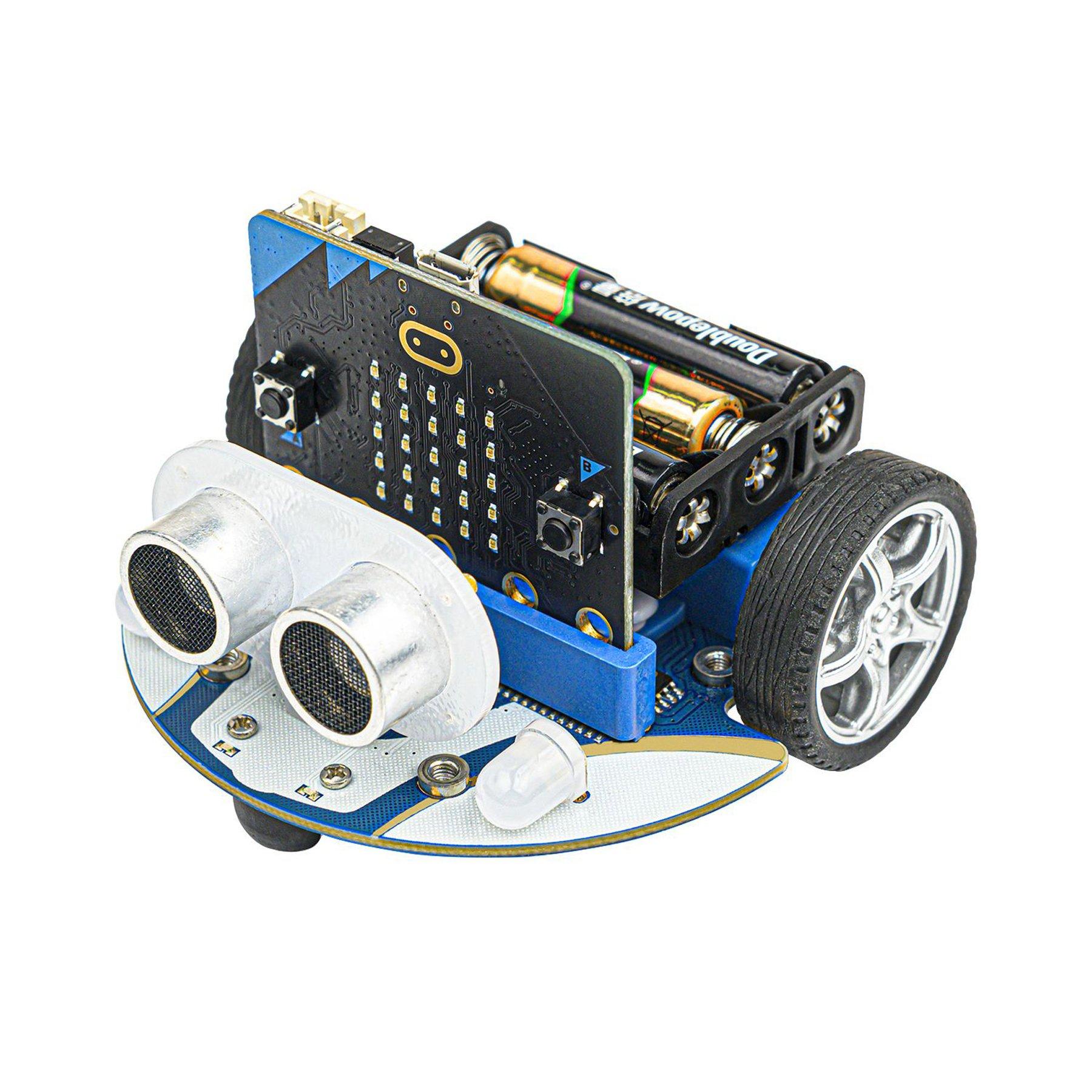 Робот Elecfreaks EF08209, с Micro:Bit платка, батерии AAA | JAR Computers Робот Elecfreaks EF08209, с Micro:Bit платка, батерии AAA