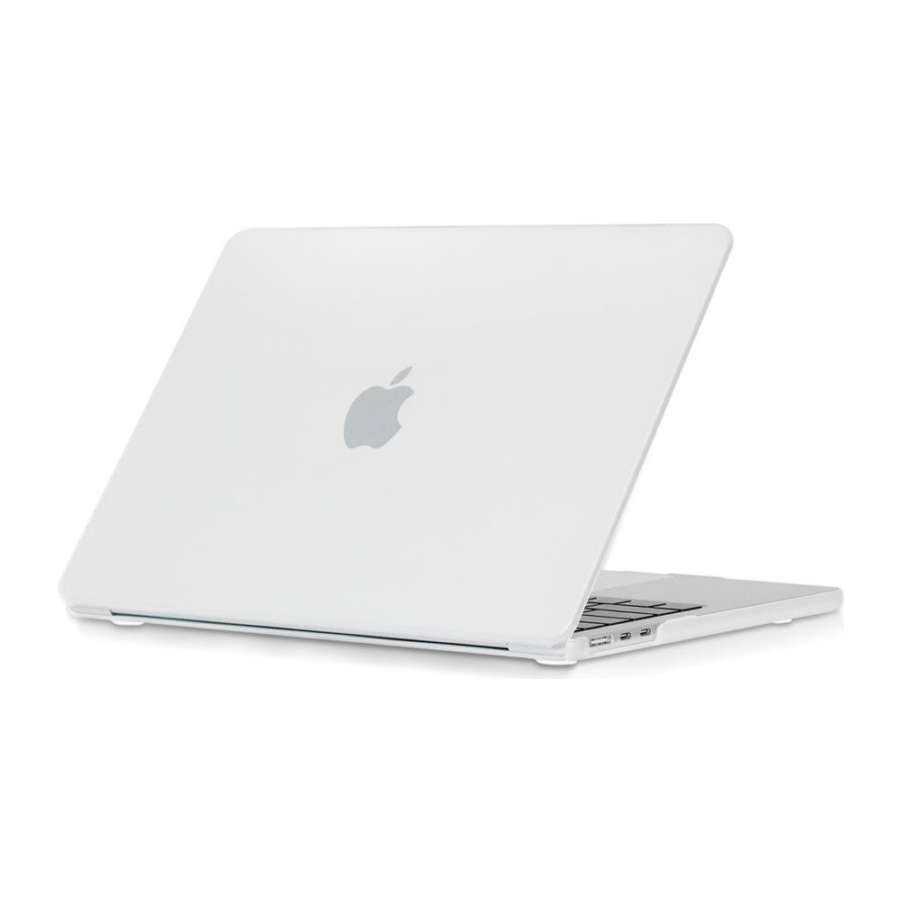 Tech-Protect SmartShell Matte Clear Case - предпазен кейс за MacBook Air 13 M2 (2022) (прозрачен-мат)