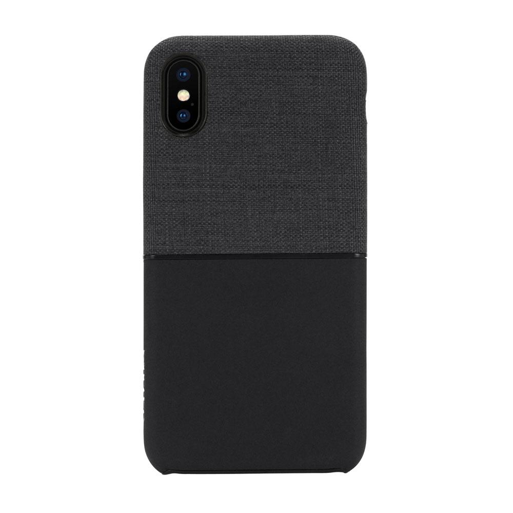 Текстилен удароустойчив кейс за iPhone XS, iPhone X - Incase Textured Snap Case (черен) | JAR Computers Текстилен удароустойчив кейс за iPhone XS, iPhone X - Incase Textured Snap Case (черен)