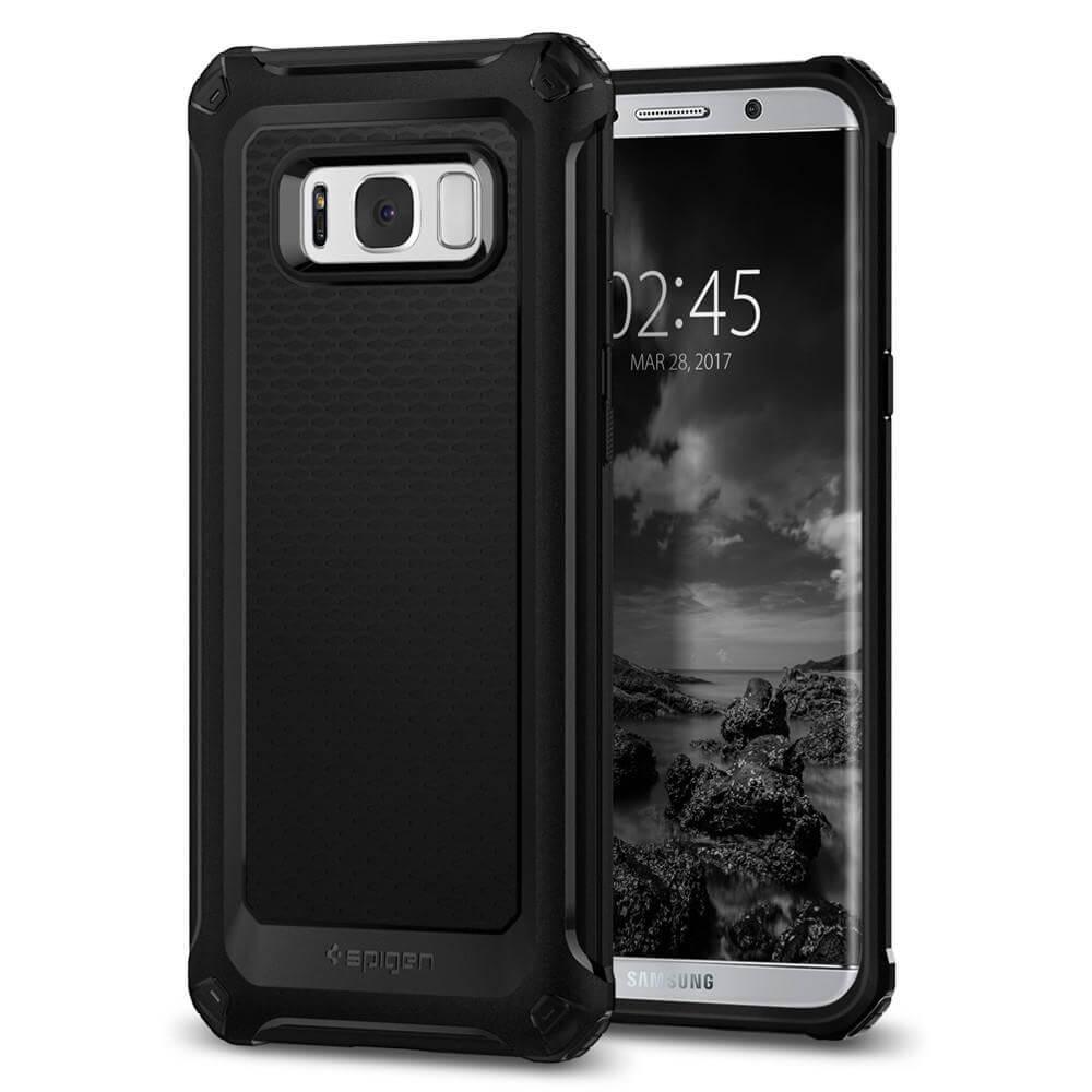Термополиуретанов кейс с най-висока степен на защита за Galaxy S8 - Spigen Rugged Armor Extra (черен) | JAR Computers Термополиуретанов кейс с най-висока степен на защита за Galaxy S8 - Spigen Rugged Armor Extra (черен)