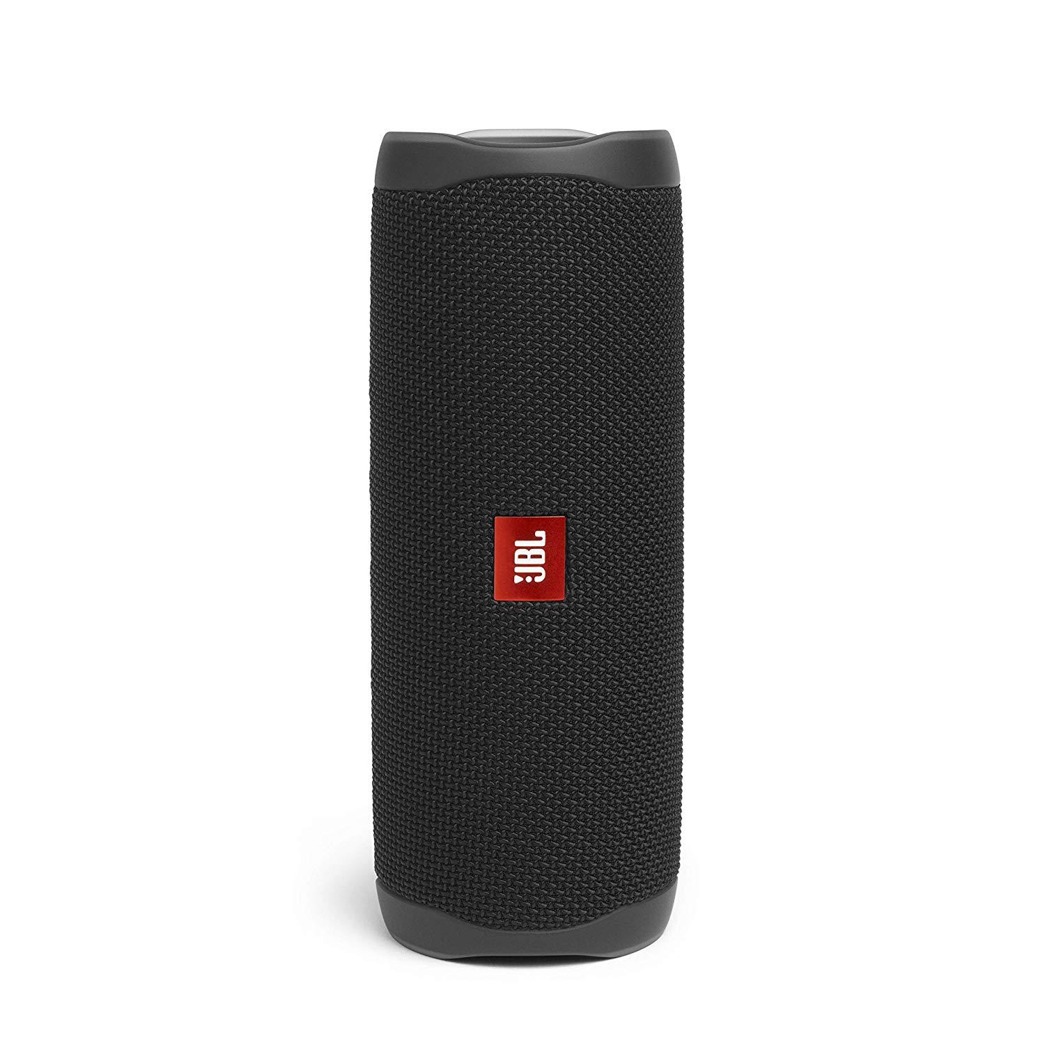 Водоустойчив безжичен bluetooth спийкър и микрофон за мобилни устройства - JBL Flip 5 (черен) | JAR Computers Водоустойчив безжичен bluetooth спийкър и микрофон за мобилни устройства - JBL Flip 5 (черен)