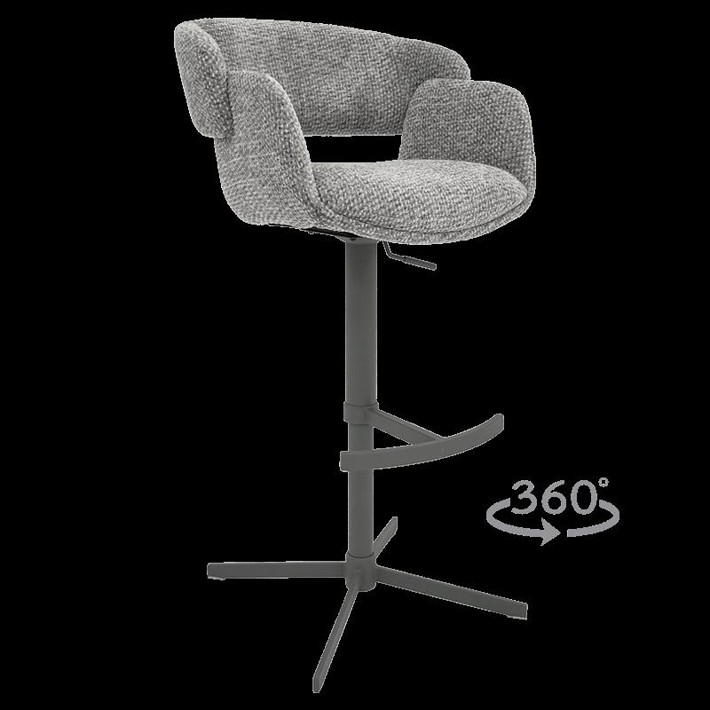 Бар стол PAIDE 8 - сив 44 | JAR Computers Бар стол PAIDE 8 - сив 44