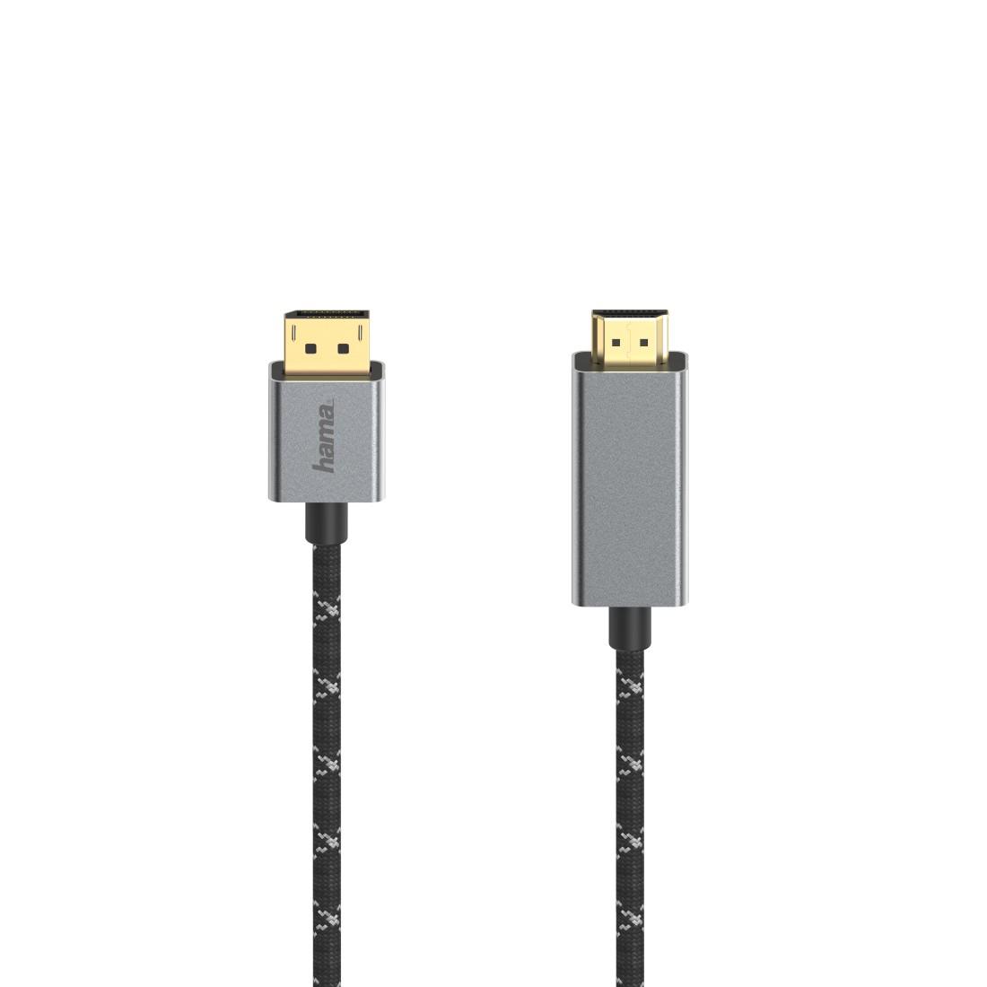 Hama 00200506 адаптер за видео кабел 1,5 м DisplayPort HDMI Черен | JAR Computers Hama 00200506 адаптер за видео кабел 1,5 м DisplayPort HDMI Черен