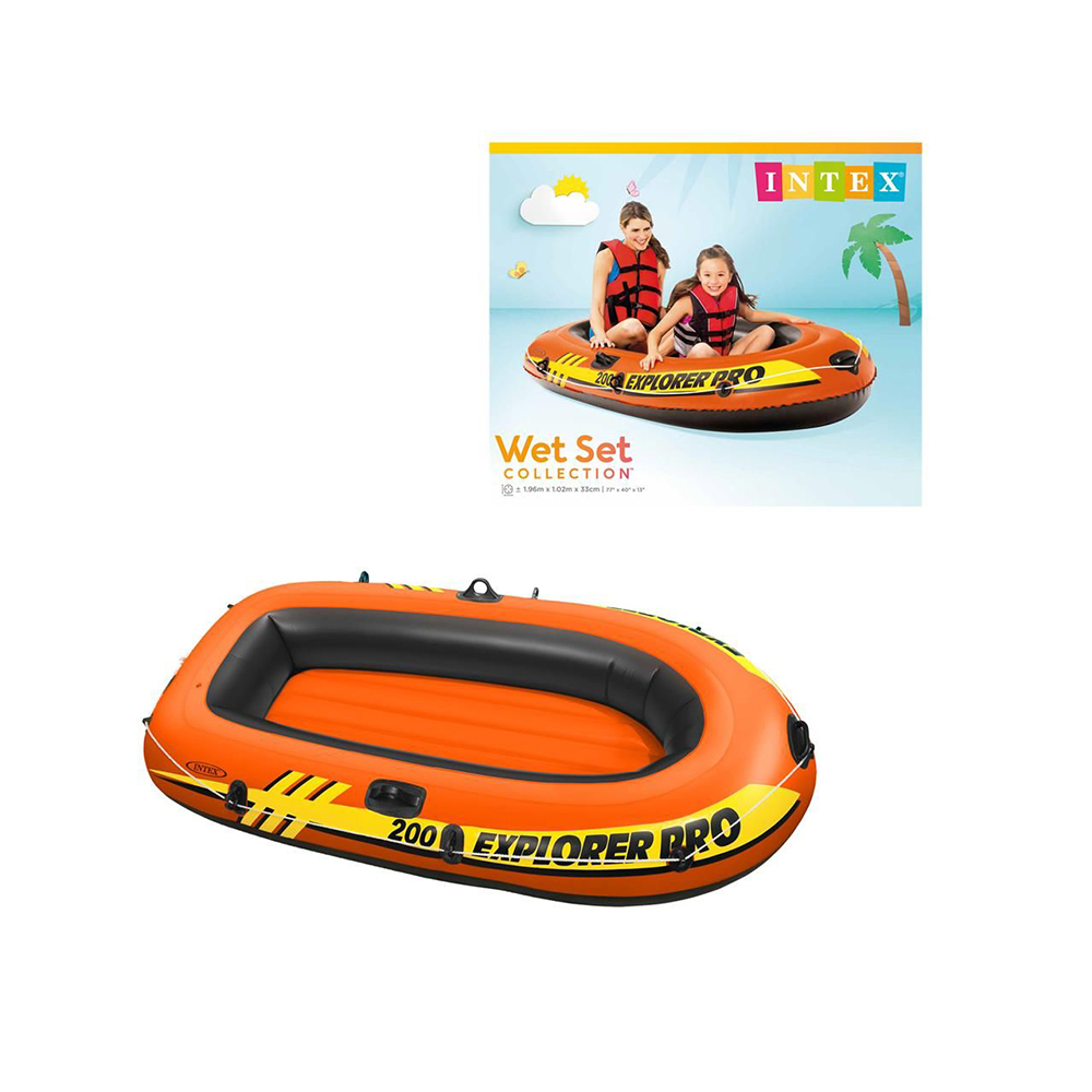 Intex Explorer Pro 200 Boat 196x102x33cm (0776031) (INTEX0776031) | JAR Computers Intex Explorer Pro 200 Boat 196x102x33cm (0776031) (INTEX0776031)