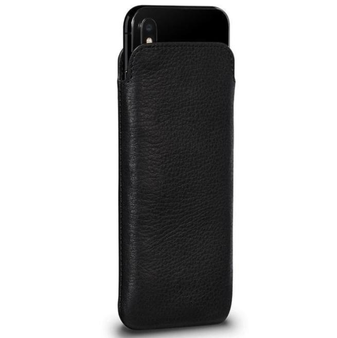 Кожен калъф (естествена кожа, ръчна изработка) с джоб за кредитна карта за iPhone XS Max - SENA Bence UltrasSlim Wallet (черен) | JAR Computers Кожен калъф (естествена кожа, ръчна изработка) с джоб за кредитна карта за iPhone XS Max - SENA Bence UltrasSlim Wallet (черен)