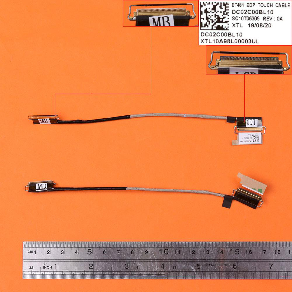 Лентов кабел за лаптоп (LCD Cable) Lenovo Thinkpad T480S (For Touchscreen Models / За модели с Тъч) - 01YN994 / DC02C00BL10 | JAR Computers Лентов кабел за лаптоп (LCD Cable) Lenovo Thinkpad T480S (For Touchscreen Models / За модели с Тъч) - 01YN994 / DC02C00BL10